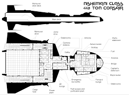Corsair Deckplan Traveller Rpg Starship Design Concept Ships