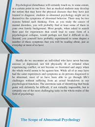 Abnormal Psychology | Disorders, Types & Examples - Lesson | Study.Com