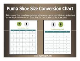 Puma Shoe Size Chart