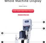 10L 50L 100L 200L Single Layer Glass Reactor With Heating ...