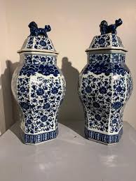 We did not find results for: Pair Of Modern Large Chinese Blue And White Covered Jars With Foo Dog Finials For Sale At 1stdibs