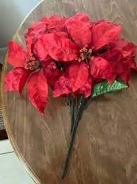 Maybe you would like to learn more about one of these? Fake Poinsettia Flower Christmas Wedding Home Party Ornament Decor Hobby Lobby Ebay