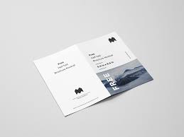 Ads are keeping this site alive. Free Us Half Fold Brochure Mockup Mockups Design Free Premium Mockups