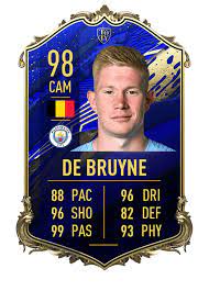 Player for @mancity & @belreddevils. Fifa 20 Kevin De Bruyne S Incredible Toty Fut Rating Revealed