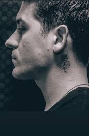 What does aaron carter 039 s neck tattoo say we have1 pictures save image. Bb Got A New Tattoo Small Neck Tattoos Neck Tattoo Actors With Tattoos