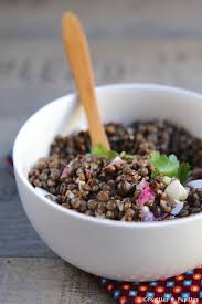 Salade De Lentilles A L Oignon Rouge Au Persil Et Sauce Raifort Recette Salade De Lentilles Recette Salade Lentilles Recettes De Cuisine