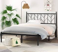 Apr 15, 2021 · to build a twin size bed frame, reduce 21 inches on the length of all the horizontal components: Buy Sha Cerlin Full Size Bed Frame With Vintage Headboard Metal Platform Bed With Round Posts 12 Under Bed Storage Noise Free No Box Spring Needed Black Online In Indonesia B091mk73lk