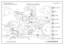 Drukuj obrazki edukacyjne dla chłopców i dziewczynek np. Kolorowanki Matematyczne Motywy Od 31 Do 40 Superkid