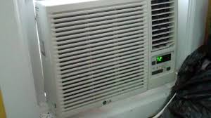 Lg 7,500 btu window air conditioner with supplemental heat, cools 320 sq.ft. Installing A Ac Heater Window Unit Youtube