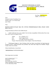 .permohonan ipg online pengambilan khas program ijazah sarjana muda perguruan (pismp) fasa kedua akan dibuka mulai 6 julai 2020 hingga 12 julai 2020.kementerian pendidikan malaysia (kpm) telah membuka semula permohonan kemasukan ke ipg institut pendidikan guru bagi bidang. Surat Mohon Bas