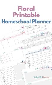 Maybe you would like to learn more about one of these? Floral Free Printable Homeschool Planner