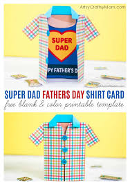 This card will only take a few minutes to make, and you can. Super Dad Fathers Day Shirt Card