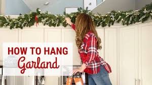At kitchen cabinets now!, we are focused on providing the finest american made cabinetry products a. How To Hang Garland Diy Christmas Garland Youtube