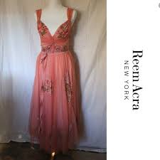 Reem Acra Embellished Tulle Princess Dress Sz 6