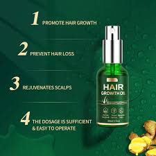 What essential oils promote hair growth. Buy Ginger Hair Growth Oil Hair Growth Serum 30 Ml Germinal Essential Oil Hair Growth Oil Dense Thicken Hair Scalp Treatment Hair Loss Treatment For Men And Women Online In Turkey B08lvd4lcz