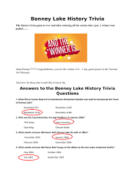 If you've survived the craziness of christmas and the long dark nights of dry january, you might be starting to get the travel itch and thinking about your this post contains references to products from one or more of our advertisers. History Trivia Time City Of Bonney Lake