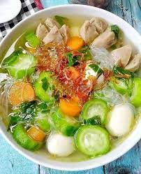 Sop Oyong Soun Resep Sayuran Resep Makanan Resep Masakan