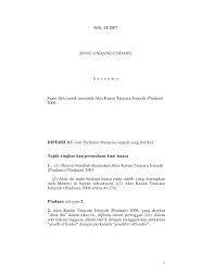 Kanun prosedur jenayah akta education. Http Www Parlimen Gov My Files Billindex Pdf 2007 Dr 2520142007 Pdf