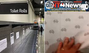 Check spelling or type a new query. Australian Newspaper Prints Pages To Be Used As Toilet Paper After Coronavirus Panic Buying Daily Mail Online