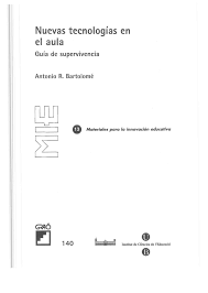 Nuevas tecnologías en el aula