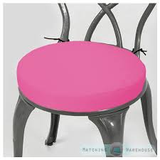 Pb classic leather dining chair cushion pottery barn. Round Garden Chair Cushion Pad Only Water Resistant Outdoor Bistro Patio Stool Ebay