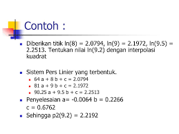 Maybe you would like to learn more about one of these? Ppt Interpolasi Powerpoint Presentation Free Download Id 4366217