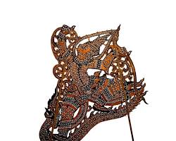 Traditional Cambodian leather products with intricate designs