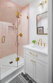 Chicago Interior Designer Jen Talbot Design Pink Bathroom Pink Powder Room Girls Bathroom I Bathroom Design Decor Girl Bathrooms Bathroom Interior Design