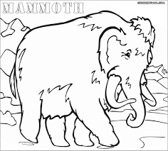 They're great for all ages. Ice Age Mammoth Coloring Page To Print Coloringbay