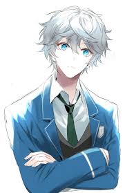 Anime Guy White Hair Blue Eyes Anime Boy Hair White Hair Anime Guy Cute Anime Guys
