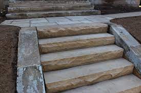 Sandstone Staircase Landscaping Retaining Walls Landscape Construction Landscape Contractor