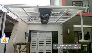 Kanopi Minimalis Atap Polycarbonate Minimalis Desain Rumah Rumah Minimalis