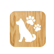 Wooden Dog Animal Night Light Moon Star 3d Led Light Usb Powered Table Lamp Baby Christmas New Year In 2020 Animal Night Light 3d Led Light Led Lights