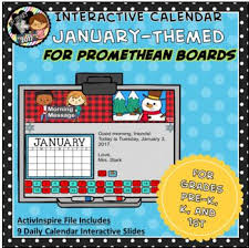 Use This Interactive Calendar In Any Preschool Kindergarten Or First Grade Class To Start Your D Promethean Board Smart Board Activities Interactive Calendar
