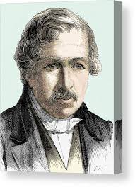 Louis Daguerre Canvas Print