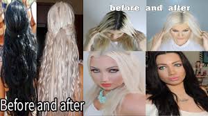 Platinum blonde hairstyles are a raging fashion nowadays since they have such an elegant and classy appeal about them. How To Dye Black Hair To Platinum Blonde Demo Youtube
