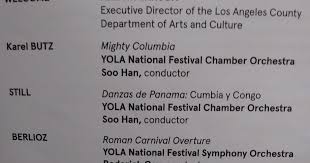 AfriClassical: John Malveaux: YOLA National Festival Symphony Orchestra,  Disney Concert Hall