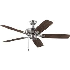 They are manufactured to last through continuous use and to move large volumes of air. Monte Carlo 52 Colony Max Brushed Steel Ceiling Fan Hd Supply