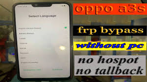 Easily and safely unlock your phone for any network provider. Rom Oppo A3s Cph1805 Bypass Frp Apk File 2019 Updated November 2021