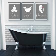 Select from a wide range of bathroom art, bathroom paintings, canvas paintings and framed art prints. Funny Bathroom Sign Canvas Prints And Poster Relax Soak Unwind Quote Silhouette Art Painting Wall Pictures For Wc Toilet Decor Painting Calligraphy Aliexpress
