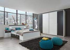 Komplettes schlafzimmer online kaufen xxxlutz.de bett, kleiderschrank & mehr top marken wie musterring, hülsta.ein schwebetürenschrank macht hier den modernen charme vollständig. Bettanlage Schlafzimmer Komplett Set Mars Schrank Kleiderschrank Bett