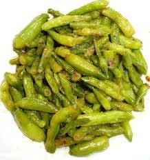 This should take about 40 minutes, but may take as quick as 20 minutes depending on how small your strips of greens are. Mungre Radish Seed Pods Bhaji Sabji Recipe Indian Food Recipes Vegetarian Curry Recipes Indian Vegetarian Recipes