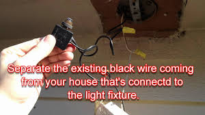 How To Convert Any Outdoor Light To Turn On Automatically At Night Youtube