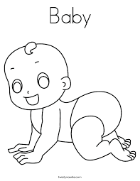 Coloring pages are no longer just for children. Coloring Pages Of A Baby Coloring Home