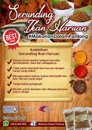 Pada entry kali ni.suka utk saya kongsikan tentang antara makanan yang kita tidak boleh ambil. Serunding Ikan Haruan Viral Makanan Pantang Murah Lepas Bersalin Operation Shopee Malaysia