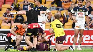 The national rugby league (nrl) has today advised brisbane broncos player kotoni staggs that he will not be permitted to return to the nrl before round 16 of the telstra. Nrl 2021 Brisbane Broncos Centre Kotoni Staggs Reveals Origin Heartache Injury Return Date The Courier Mail