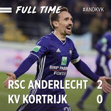 Anderlecht kon een goeie zaak doen in het klassement, maar bleef thuis op een gelijkspel steken tegen een stug kv kortrijk. Rsc Anderlecht Rsca 2 0 Kv Kortrijk Full Time Facebook