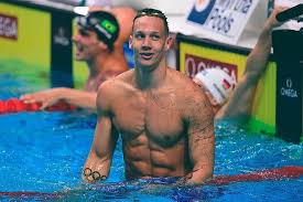 The race has been hyped for several years. Caeleb Dressel Olympic Swimmers Caeleb Dressel Michael Phelps