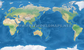 Click on above map to view higher resolution image. Asia Centric World Map