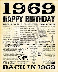 60th Birthday Sayings For Mom 50th Birthday 1969 Birthday Gift Back In 1969 Australia Etsy 60th Birthday Celebration Ideas 60th Birthday Ideas For Mom 60th Birthday